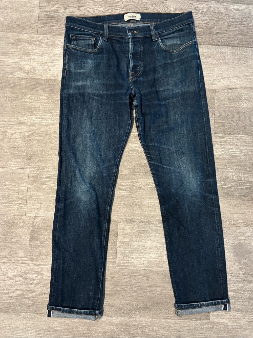Baldwin Slim Straight Selvedge Jeans